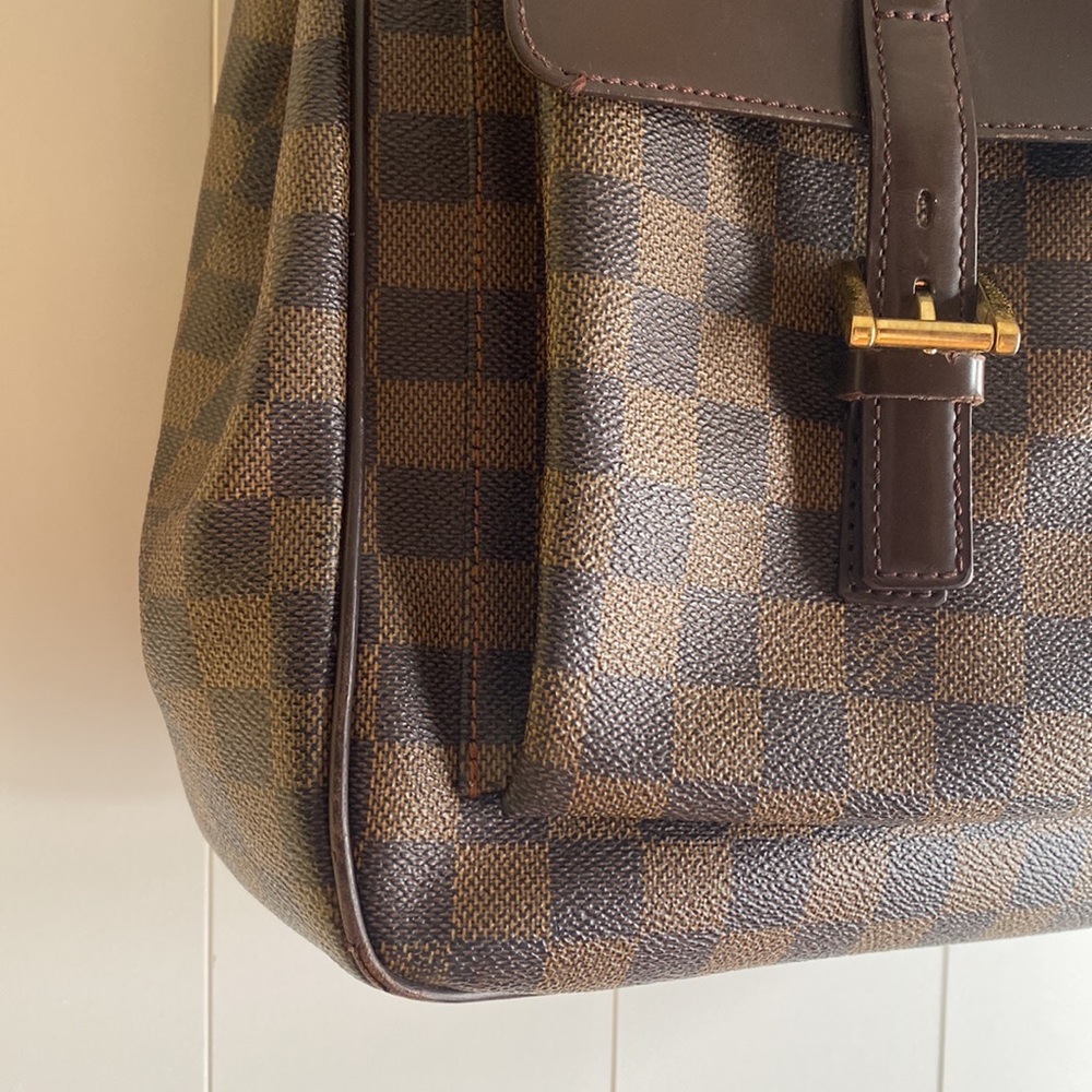 Louis Vuitton Discontinued Damier Ebene Uzes Manhattan Shoulder Bag - Picture 4 of 16